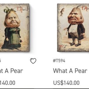 Sid Dickens What A Pear Set of Two Memory Tiles